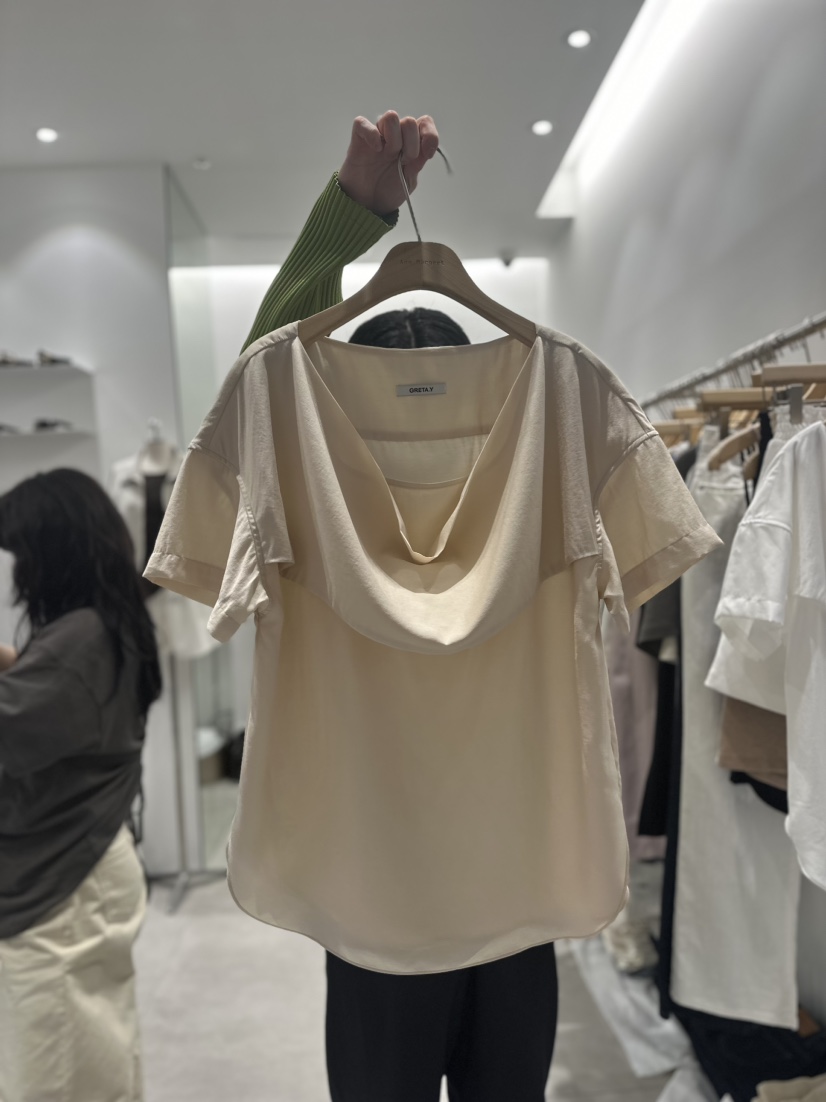 GRETA.Y韓國直郵東大門代購女裝新款24春夏熱賣襯衫蕾絲衫GRETA.Y襯衫/蕾絲衫圖色2