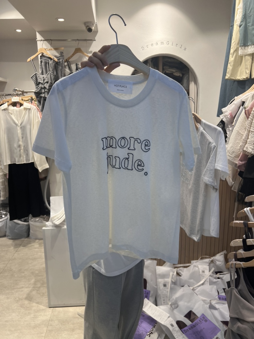HOT PLACE/DREAM GIRIS韓國直郵東大門實拍女裝新款真品T恤空T恤圖色1