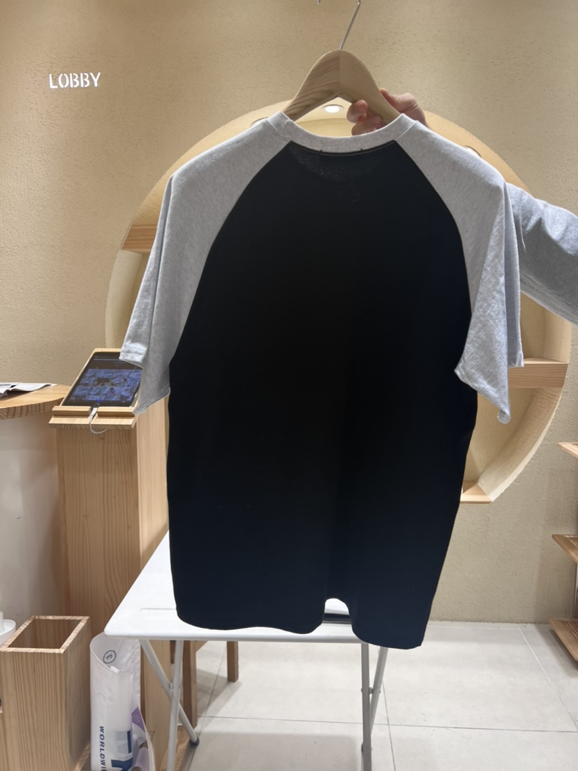 LOBBY-男裝韓國直郵女裝新款24春夏職業推薦真品休閑T恤LOBBYT恤