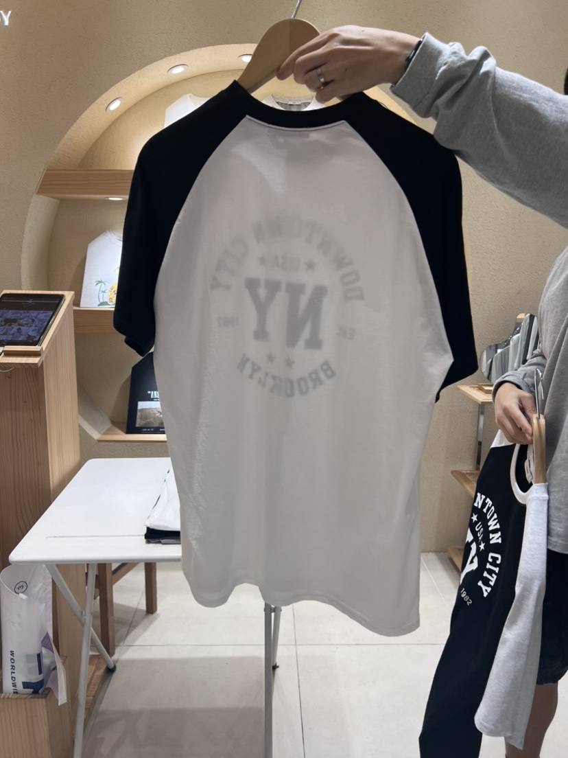 LOBBY-男裝韓國直郵女裝新款24春夏職業推薦真品休閑T恤LOBBYT恤