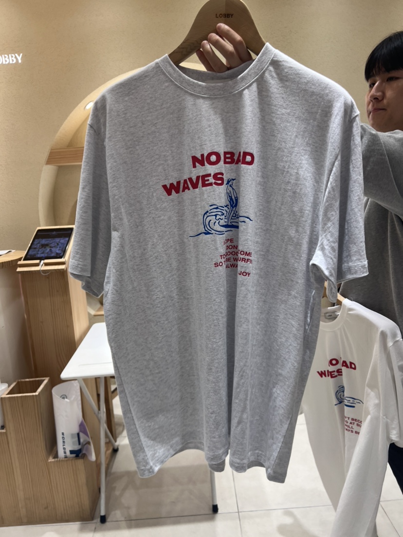LOBBY-男裝韓國直郵女裝新品真品24春夏職業人氣熱賣T恤LOBBY-男裝T恤圖色2