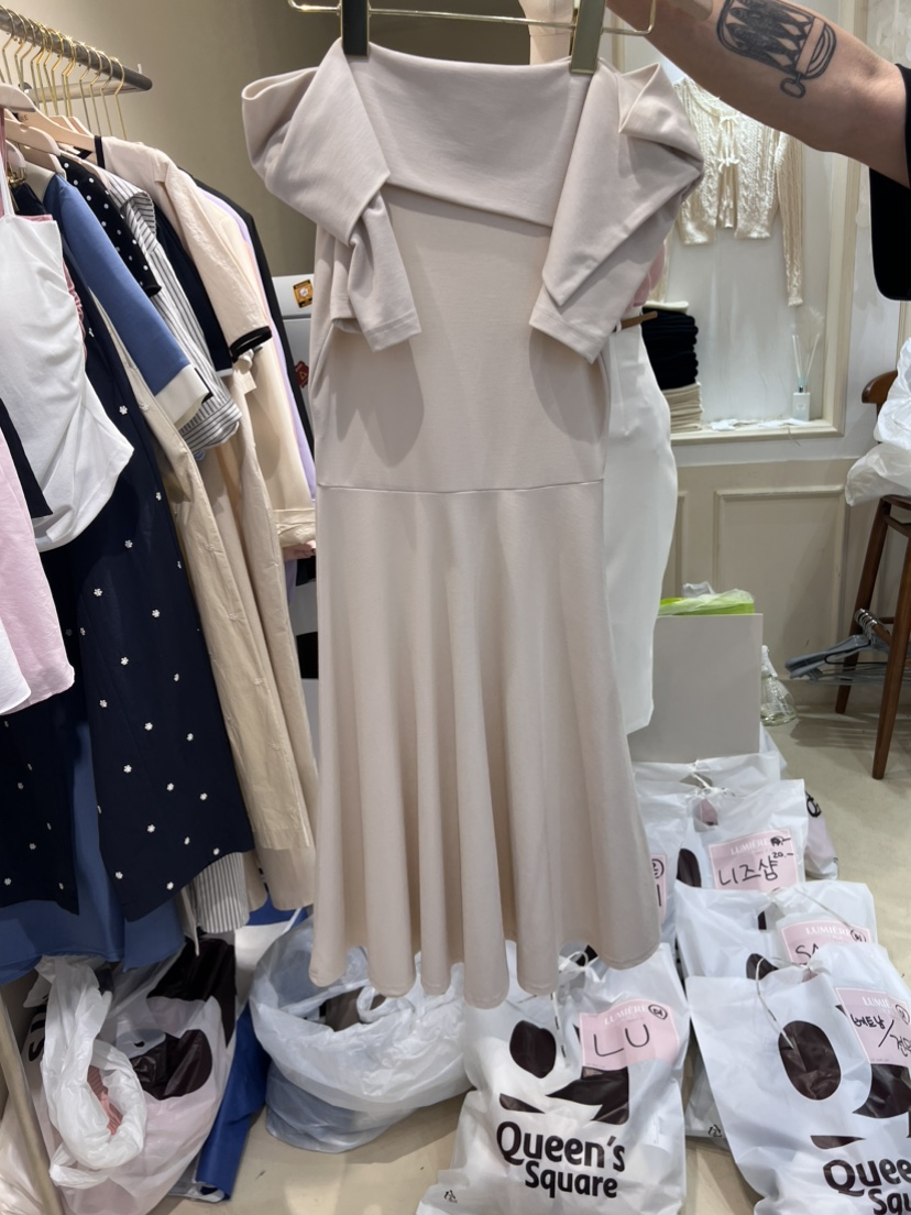 LUMIERE直郵韓國代購女裝新品人氣熱賣24春夏職業時尚連衣裙LUMIERE連衣裙