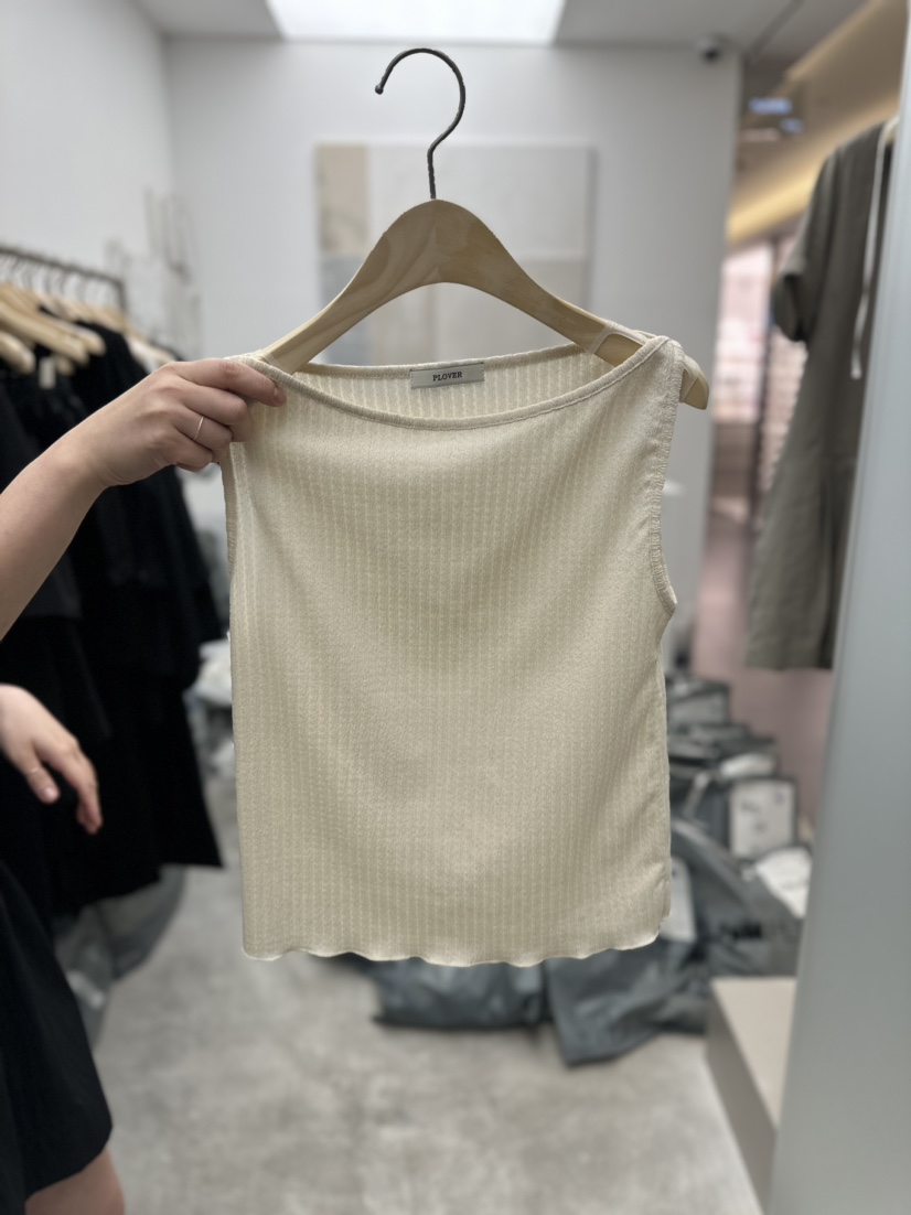 PLO_VER韓國直郵女裝新品熱賣推薦職業時尚休閑24春夏吊帶背心NODE 925吊帶/背心