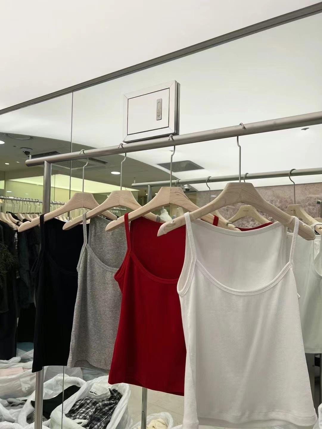 WELL ROW-T韓國直郵女裝新款24春夏休閑真品職業吊帶背心WELL ROW-T吊帶/背心
