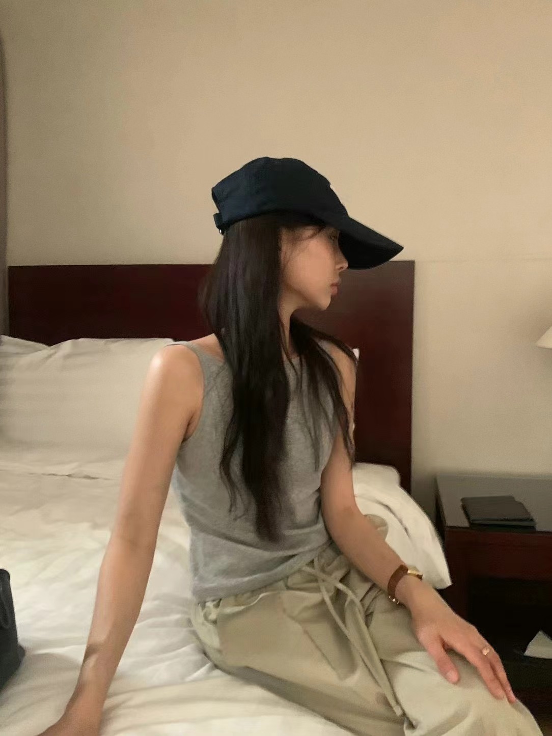 WELL ROW-T韓國直郵女裝新款24春夏休閑真品職業吊帶背心WELL ROW-T吊帶/背心圖色3