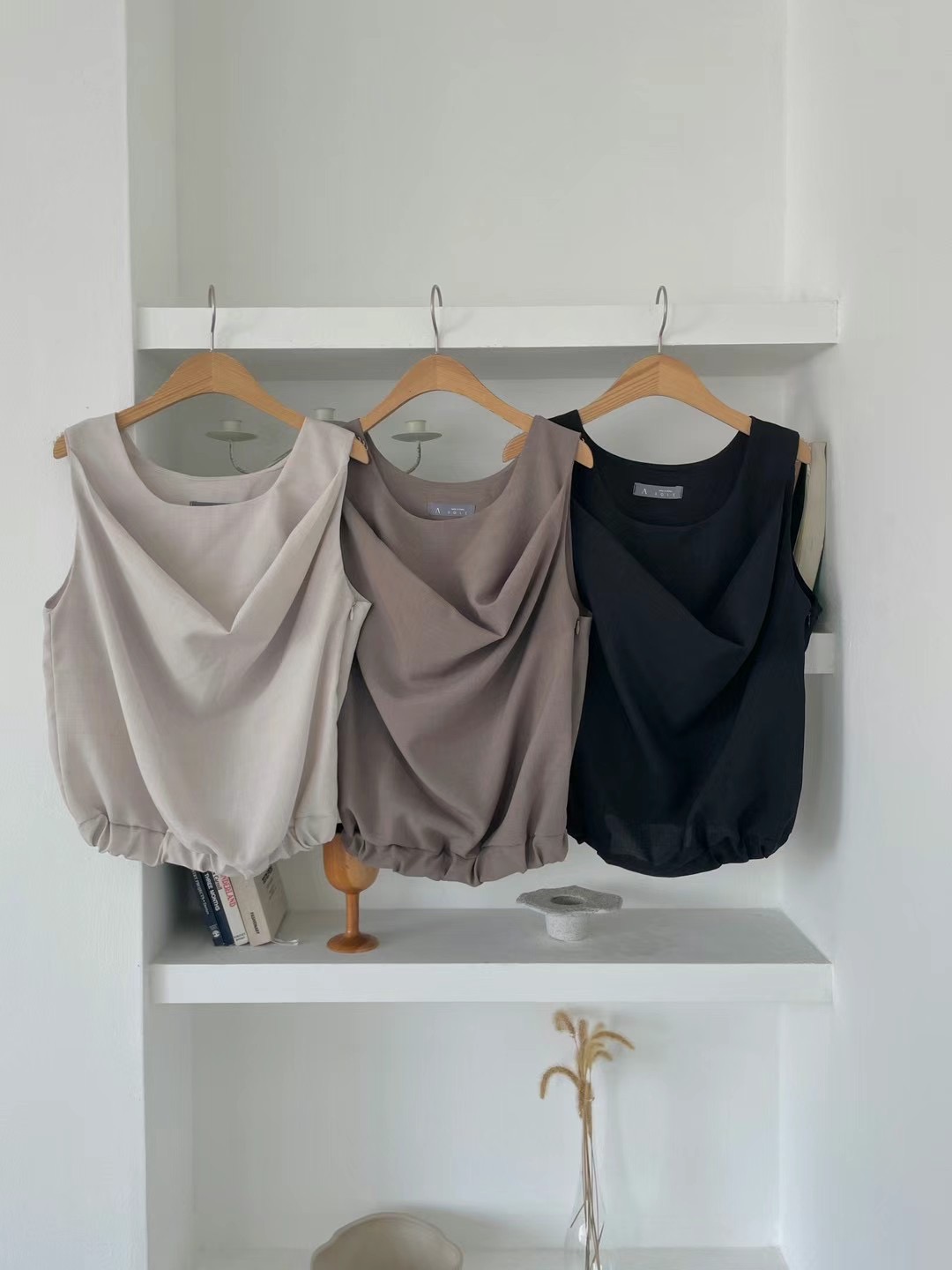 A.SOLE韓國直郵東大門代購女裝新品真品24春夏人氣吊帶背心J.A.D吊帶/背心圖色3左三色