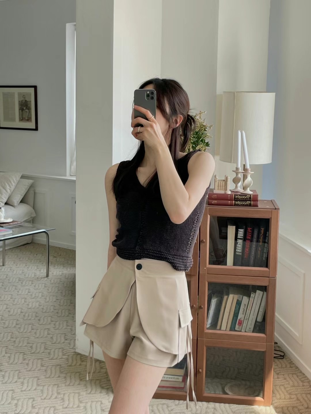 A.SOLE韓國直郵女裝新款熱賣休閑職業24春夏時尚真品裙褲J.A.D裙褲