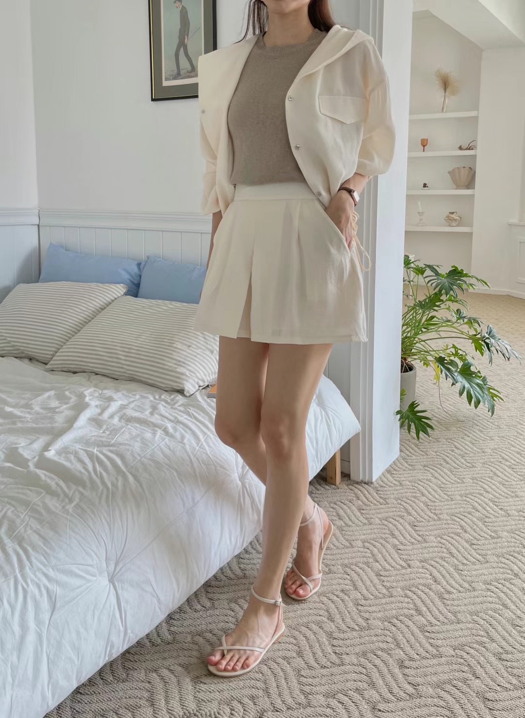 A.SOLE直郵韓國代購女裝新款真品休閑人氣熱賣時尚推薦夾克J.A.D夾克