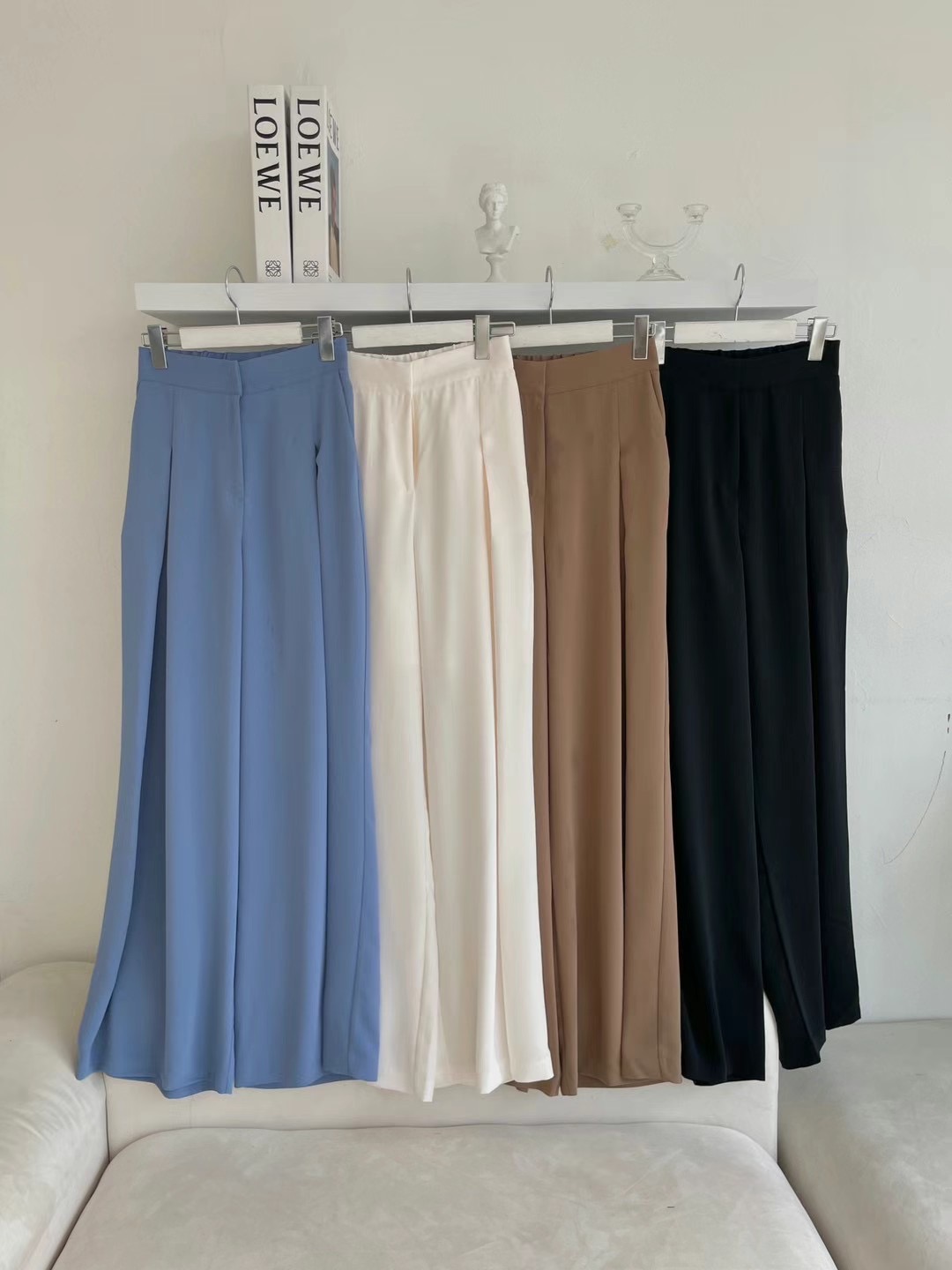 A.SOLE韓國直郵東大門代購女裝新款真品24春夏熱賣休閑褲J.A.D休閑褲圖色4左四色