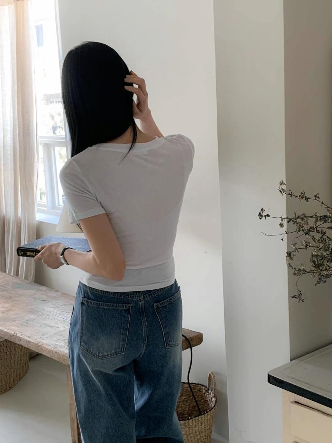 CIRCLE-써클-T韓國直郵東大門實拍女裝新品休閑時尚真品T恤CIRCLET恤