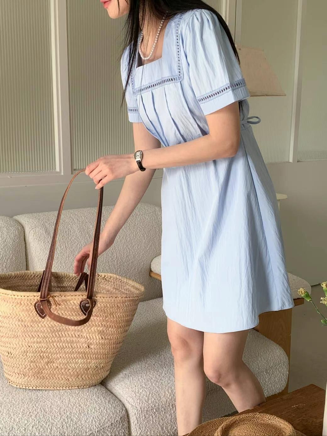 CIRCLE-써클-T直郵韓國代購女裝新品人氣職業24春夏連衣裙CIRCLE連衣裙