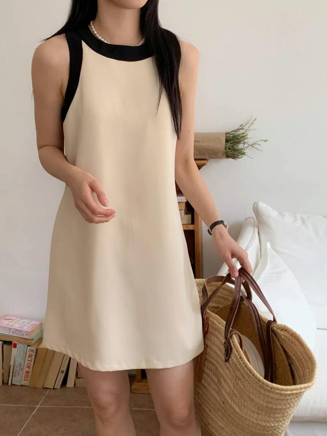 CIRCLE-써클-T韓國直郵女裝新品真品24春夏職業時尚連衣裙CIRCLE連衣裙圖色1