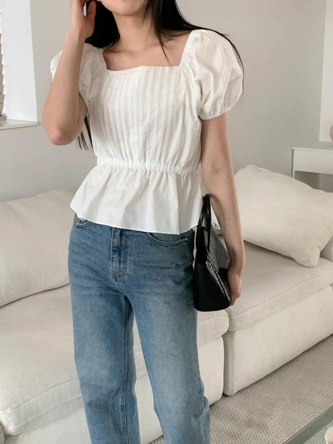 CIRCLE-써클-T韓國直郵東大門代購女裝新款人氣襯衫蕾絲衫CIRCLE襯衫/蕾絲衫圖色2