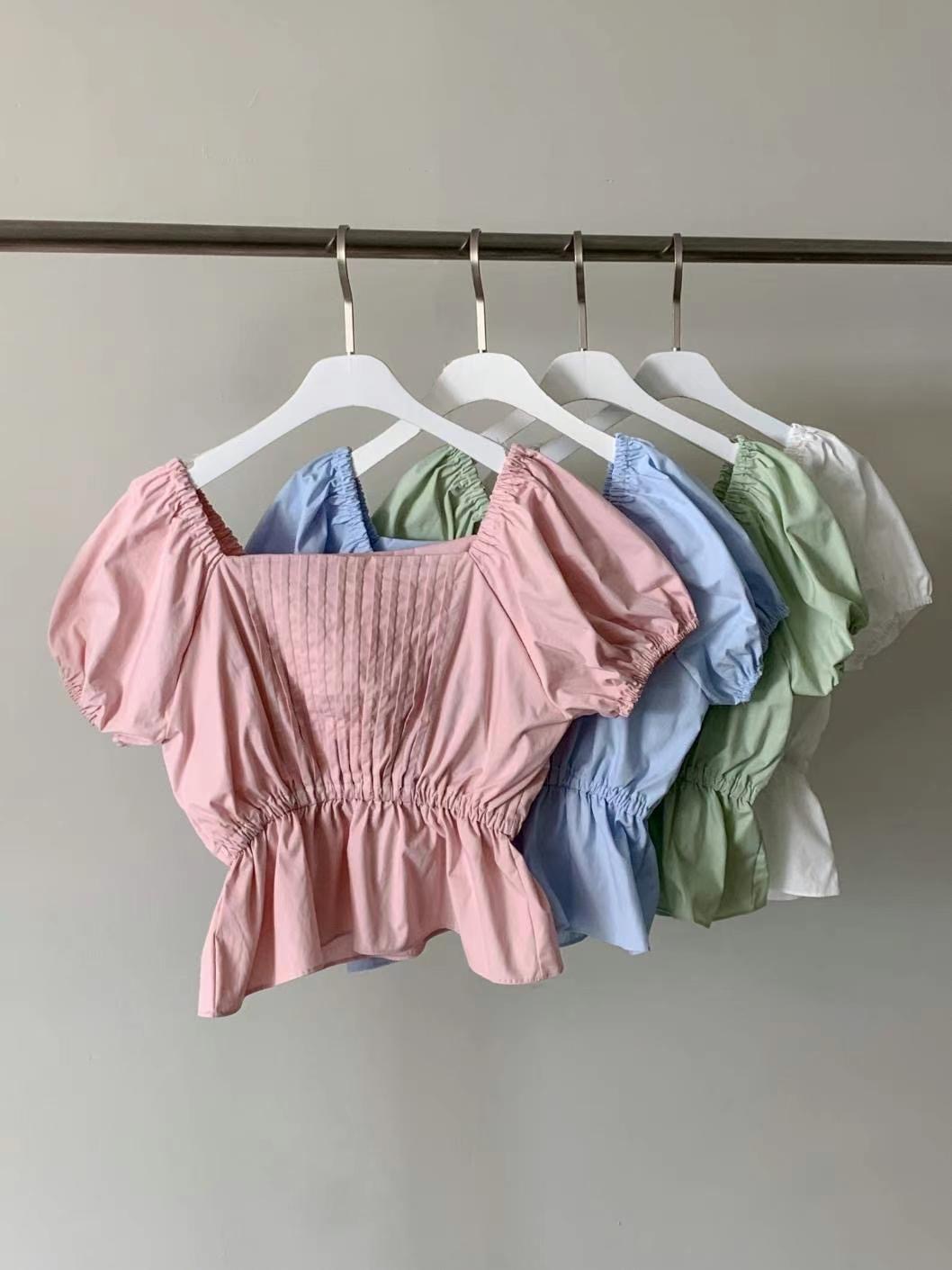 CIRCLE-써클-T韓國直郵東大門代購女裝新款人氣襯衫蕾絲衫CIRCLE襯衫/蕾絲衫圖色3左一色