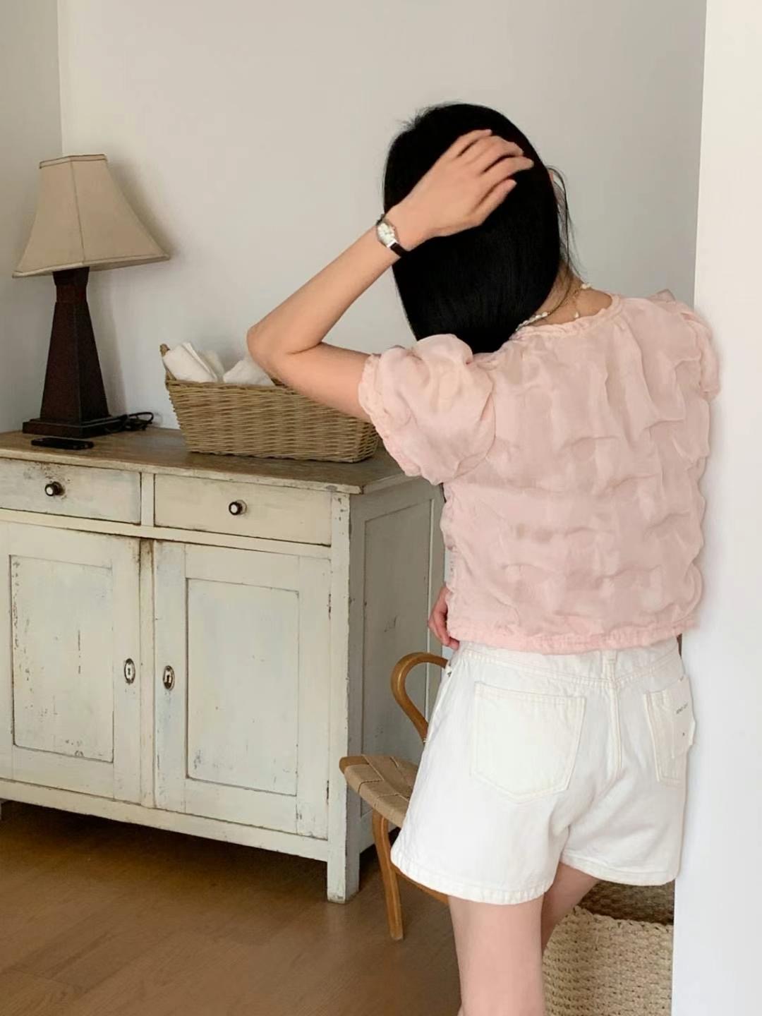 CIRCLE-써클-T韓國直郵東大門代購女裝新品真品襯衫蕾絲衫CIRCLE襯衫/蕾絲衫