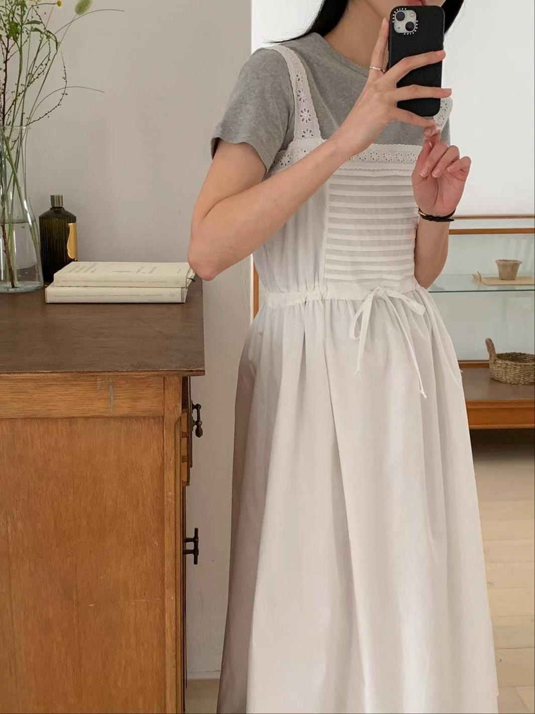 CIRCLE-써클-T直郵韓國代購女裝新品推薦休閑24春夏連衣裙CIRCLE連衣裙