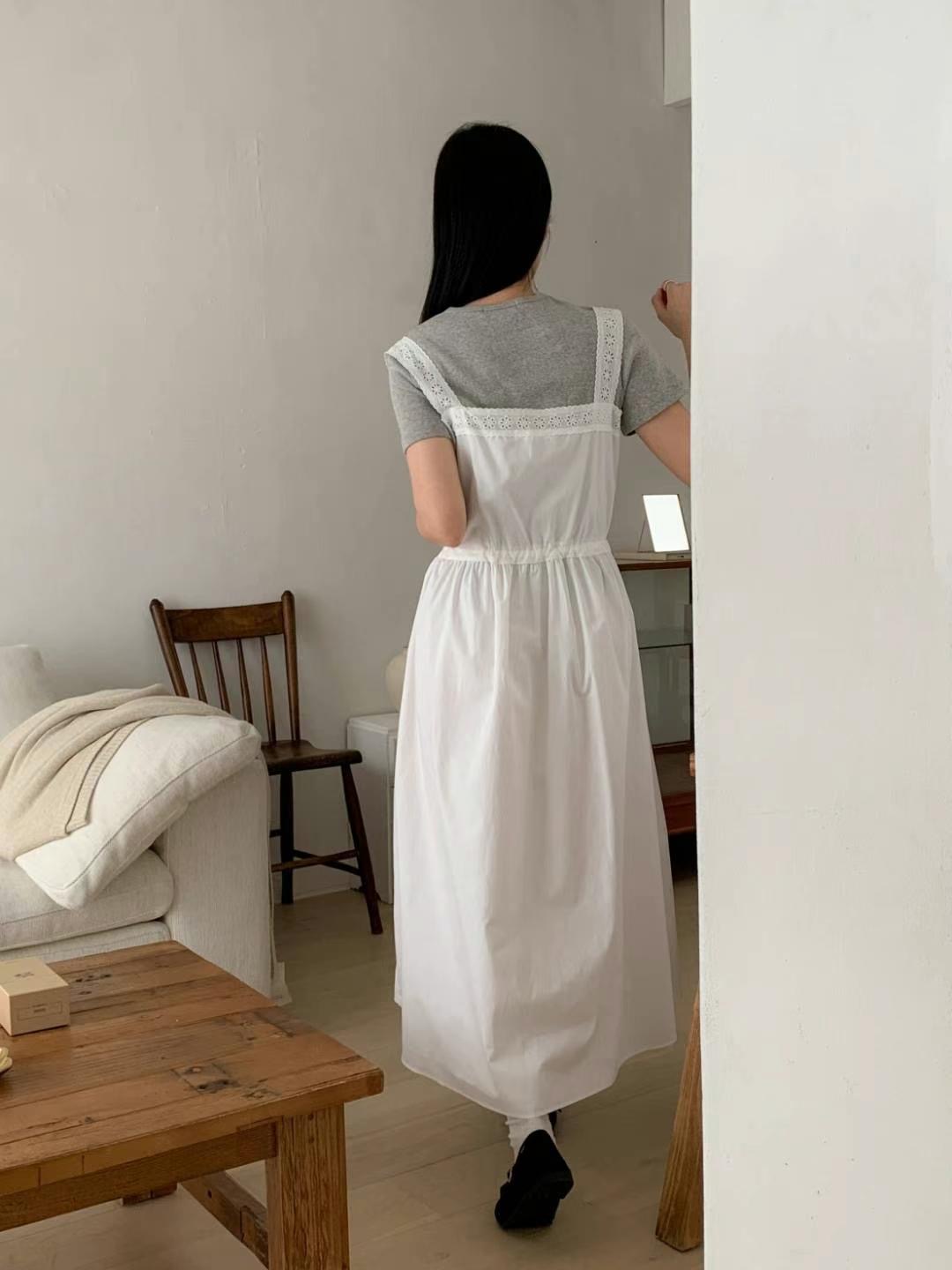 CIRCLE-써클-T直郵韓國代購女裝新品推薦休閑24春夏連衣裙CIRCLE連衣裙