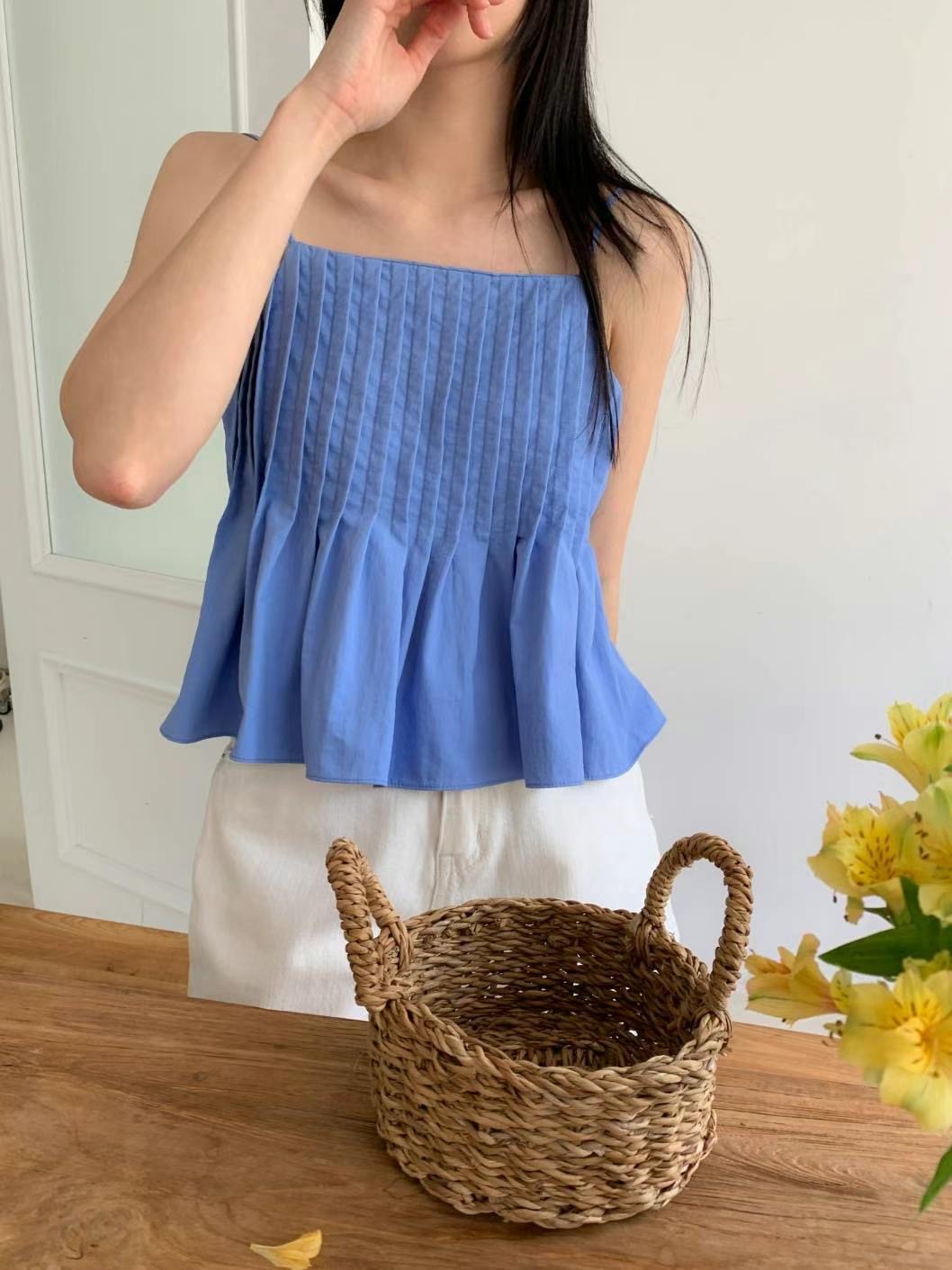 CIRCLE-써클-T韓國直郵女裝新品熱賣職業推薦24春夏吊帶背心CIRCLE吊帶/背心