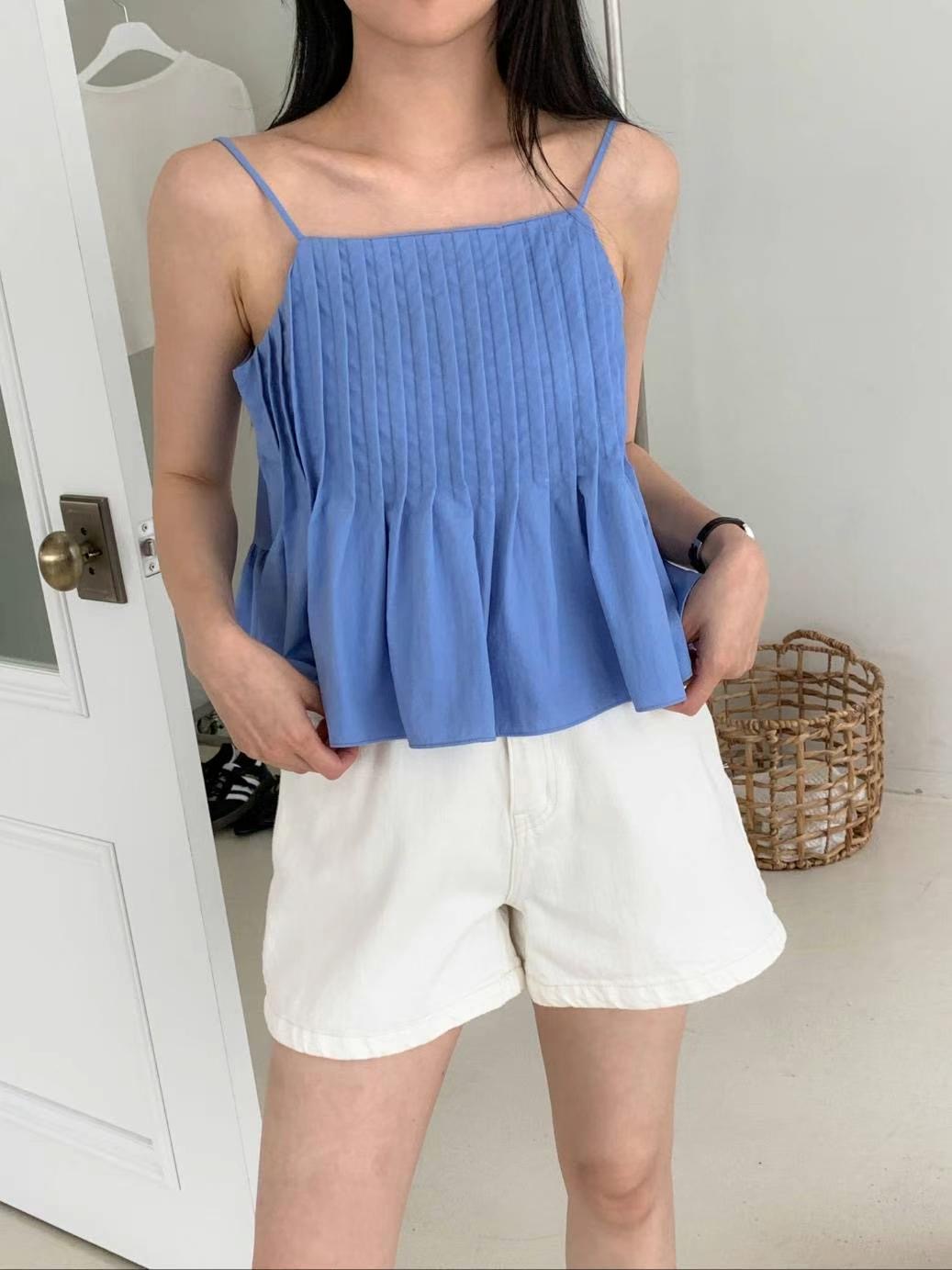 CIRCLE-써클-T韓國直郵女裝新品熱賣職業推薦24春夏吊帶背心CIRCLE吊帶/背心圖色1