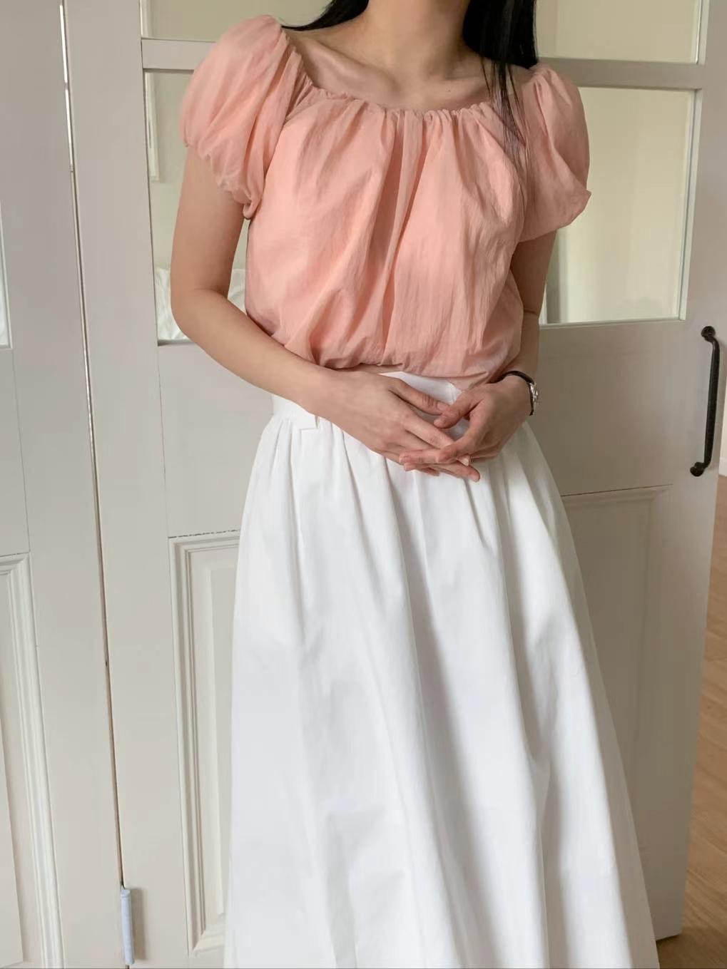 CIRCLE-써클-T直郵韓國代購女裝新款熱賣職業時尚襯衫蕾絲衫CIRCLE襯衫/蕾絲衫圖色1