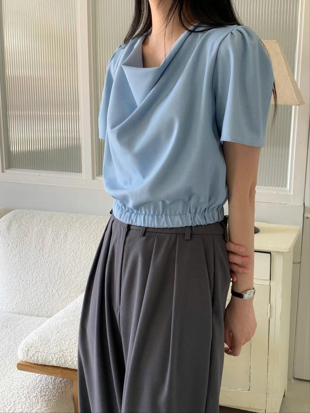 CIRCLE-써클-T韓國直郵東大門代購女裝新品人氣襯衫蕾絲衫CIRCLE襯衫/蕾絲衫