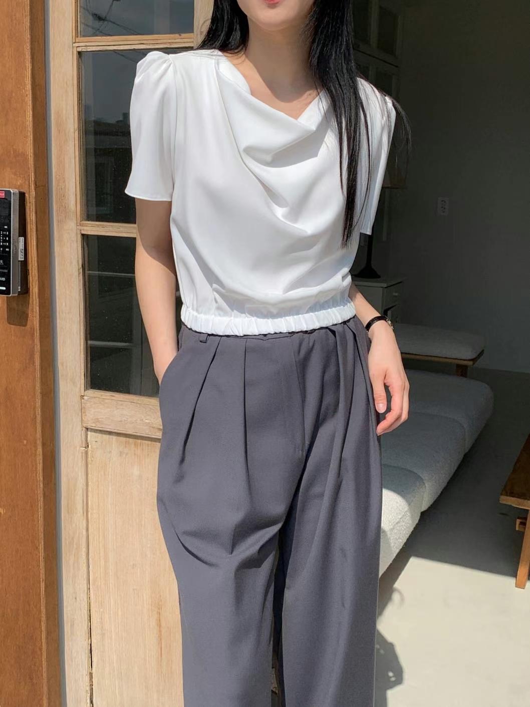 CIRCLE-써클-T韓國直郵東大門代購女裝新品人氣襯衫蕾絲衫CIRCLE襯衫/蕾絲衫圖色2