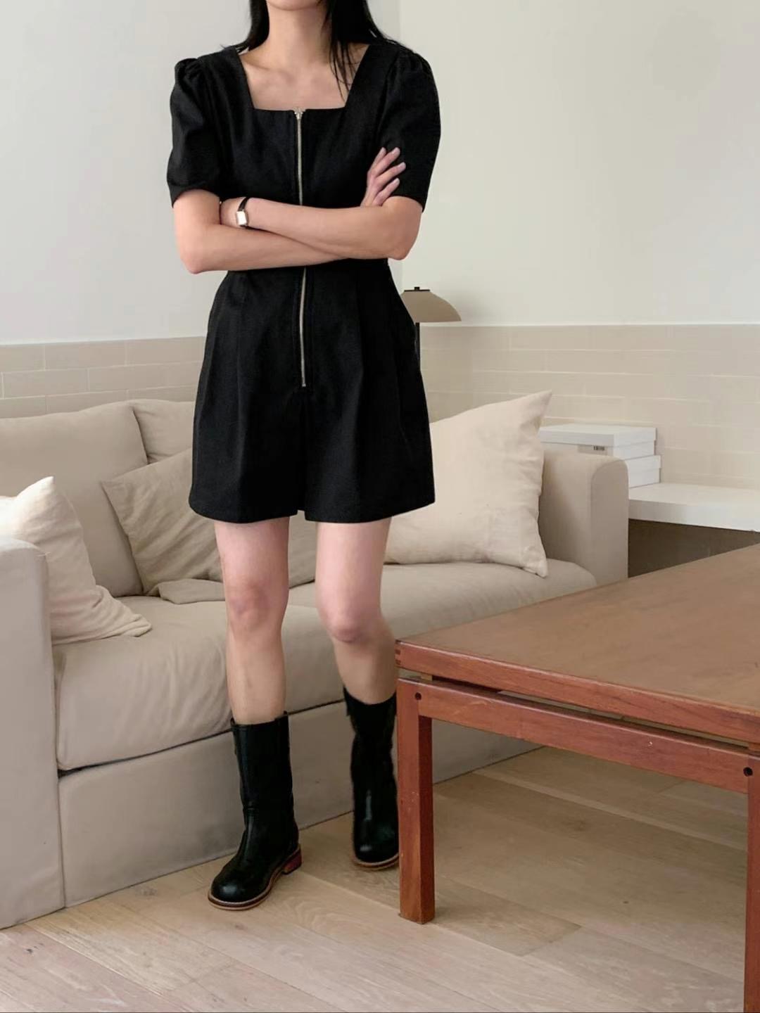 CIRCLE-써클-T韓國直郵女裝新品休閑真品職業熱賣連體褲拉鏈CIRCLE連體褲圖色2