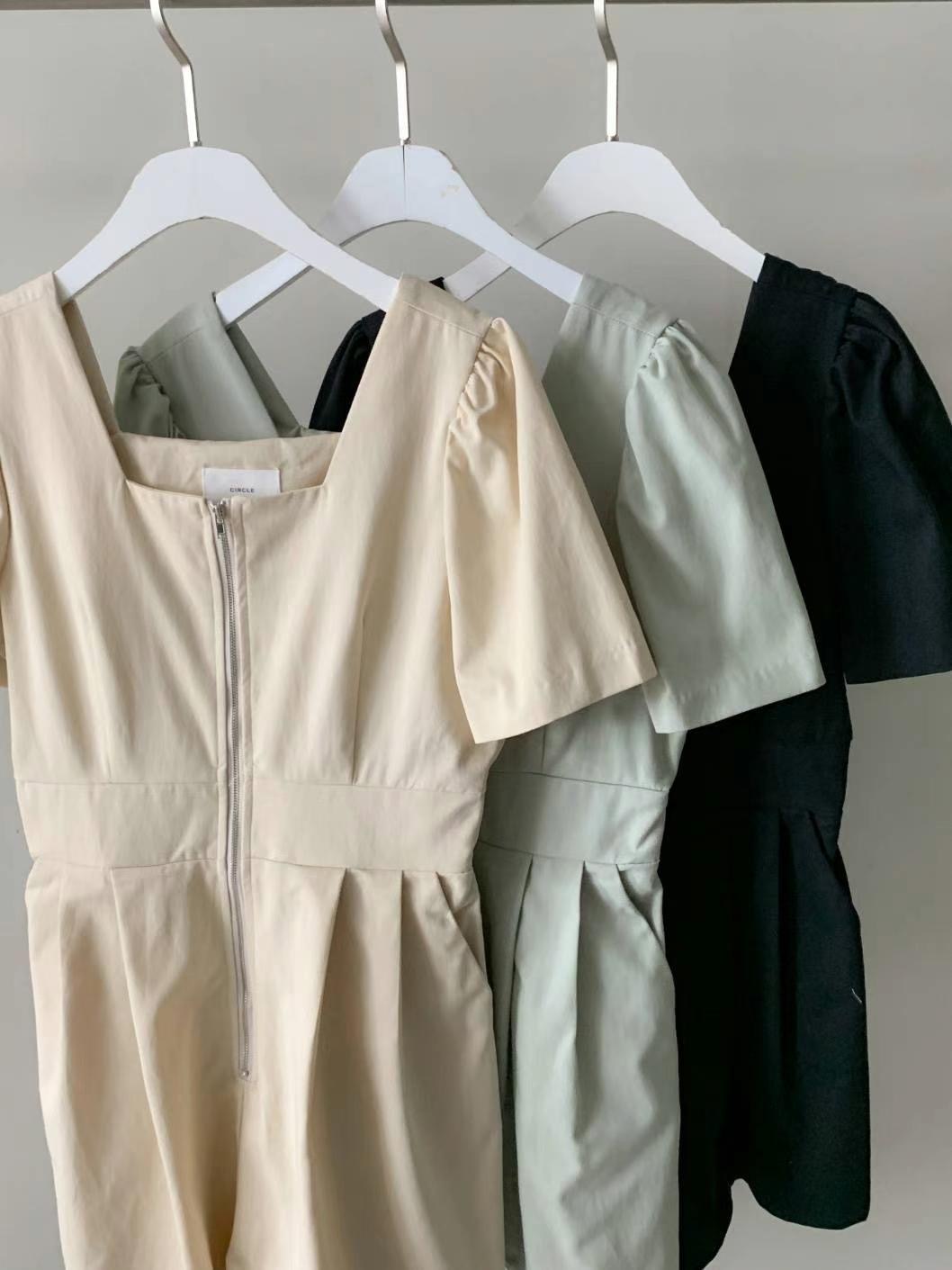 CIRCLE-써클-T韓國直郵女裝新品休閑真品職業熱賣連體褲拉鏈CIRCLE連體褲圖色3左二色