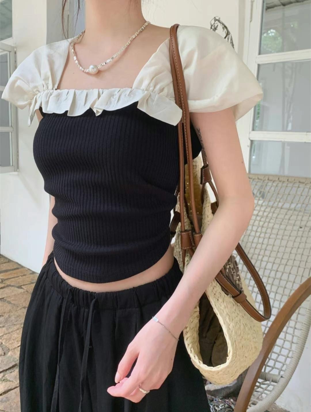 DDUIRYUN韓國直郵東大門代購女裝新品真品熱賣休閑襯衫蕾絲衫DDUIRYUN襯衫/蕾絲衫