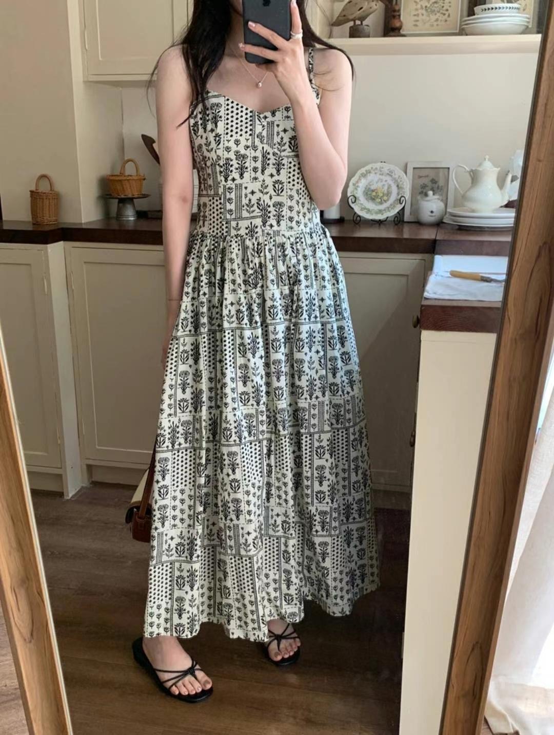 DDUIRYUN韓國直郵東大門代購女裝新款24春夏休閑時尚連衣裙DDUIRYUN連衣裙