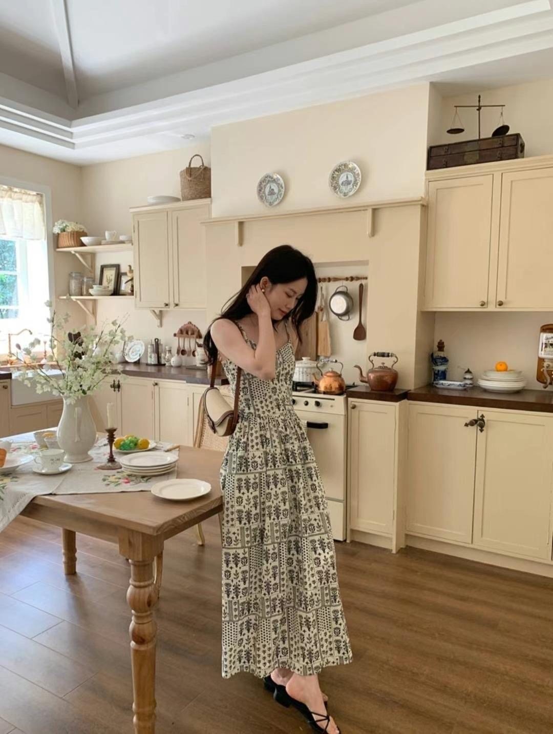 DDUIRYUN韓國直郵東大門代購女裝新款24春夏休閑時尚連衣裙DDUIRYUN連衣裙