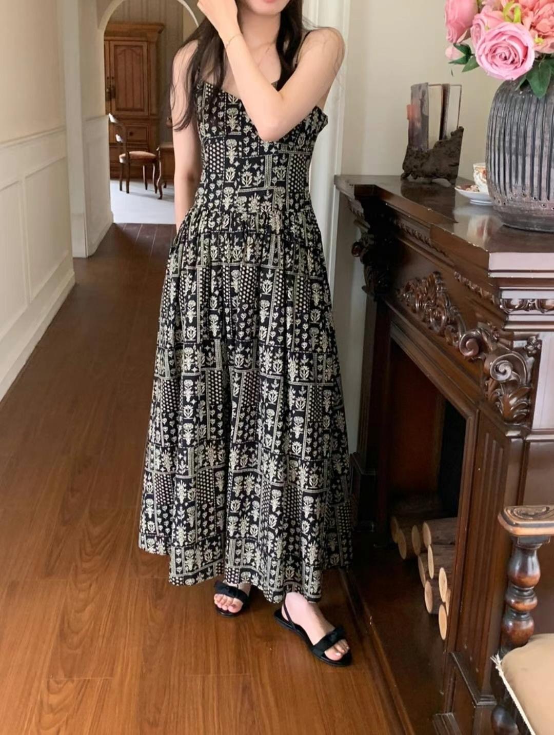 DDUIRYUN韓國直郵東大門代購女裝新款24春夏休閑時尚連衣裙DDUIRYUN連衣裙圖色1