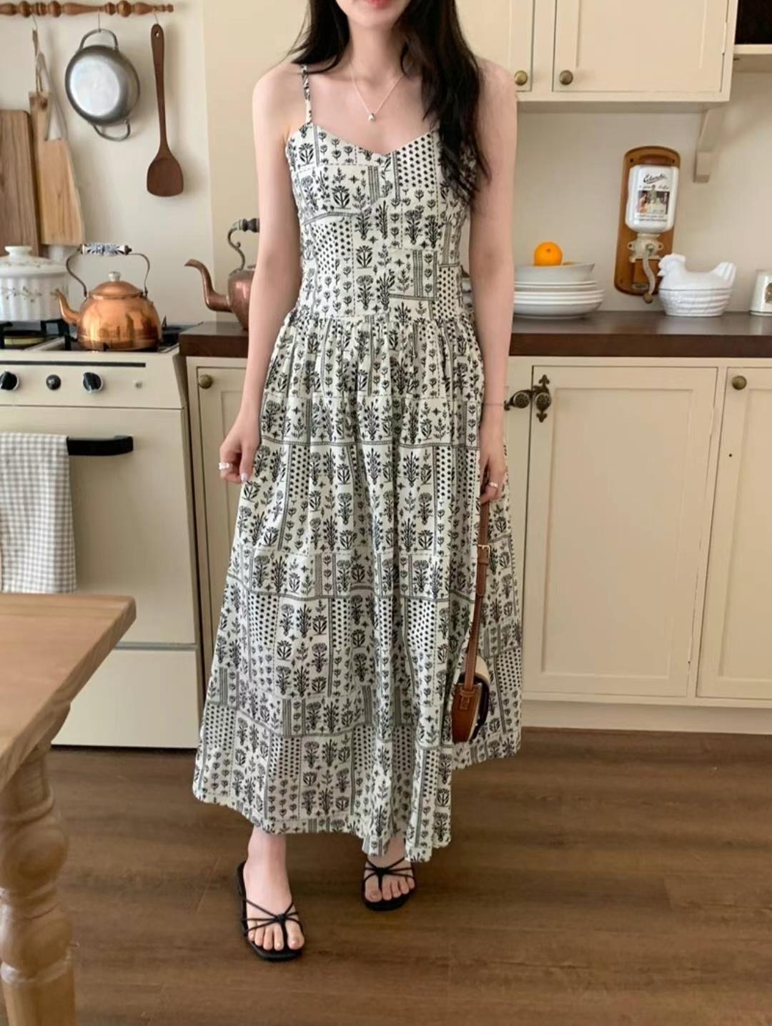 DDUIRYUN韓國直郵東大門代購女裝新款24春夏休閑時尚連衣裙DDUIRYUN連衣裙圖色2