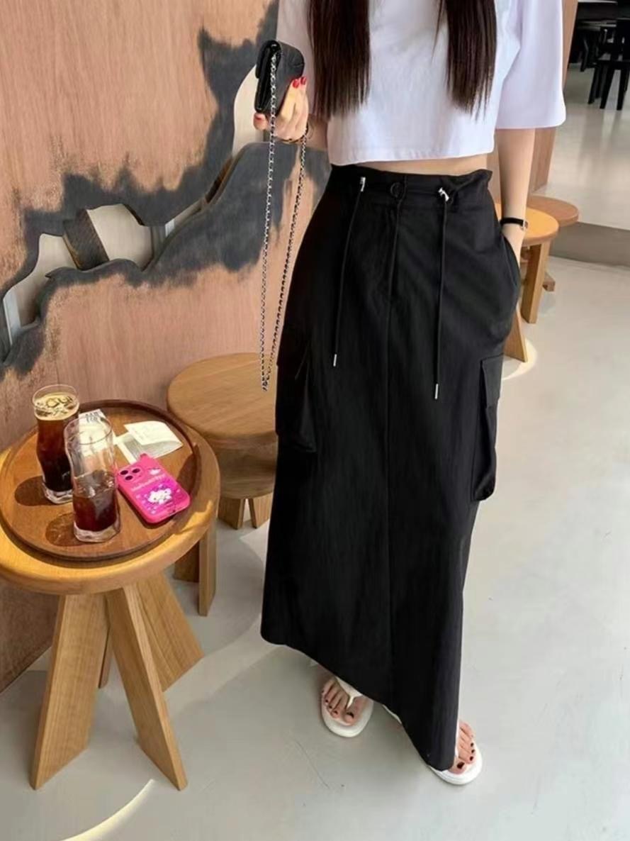 DDUIRYUN韓國直郵東大門代購女裝新款熱賣時尚職業休閑長裙DDUIRYUN長裙圖色1