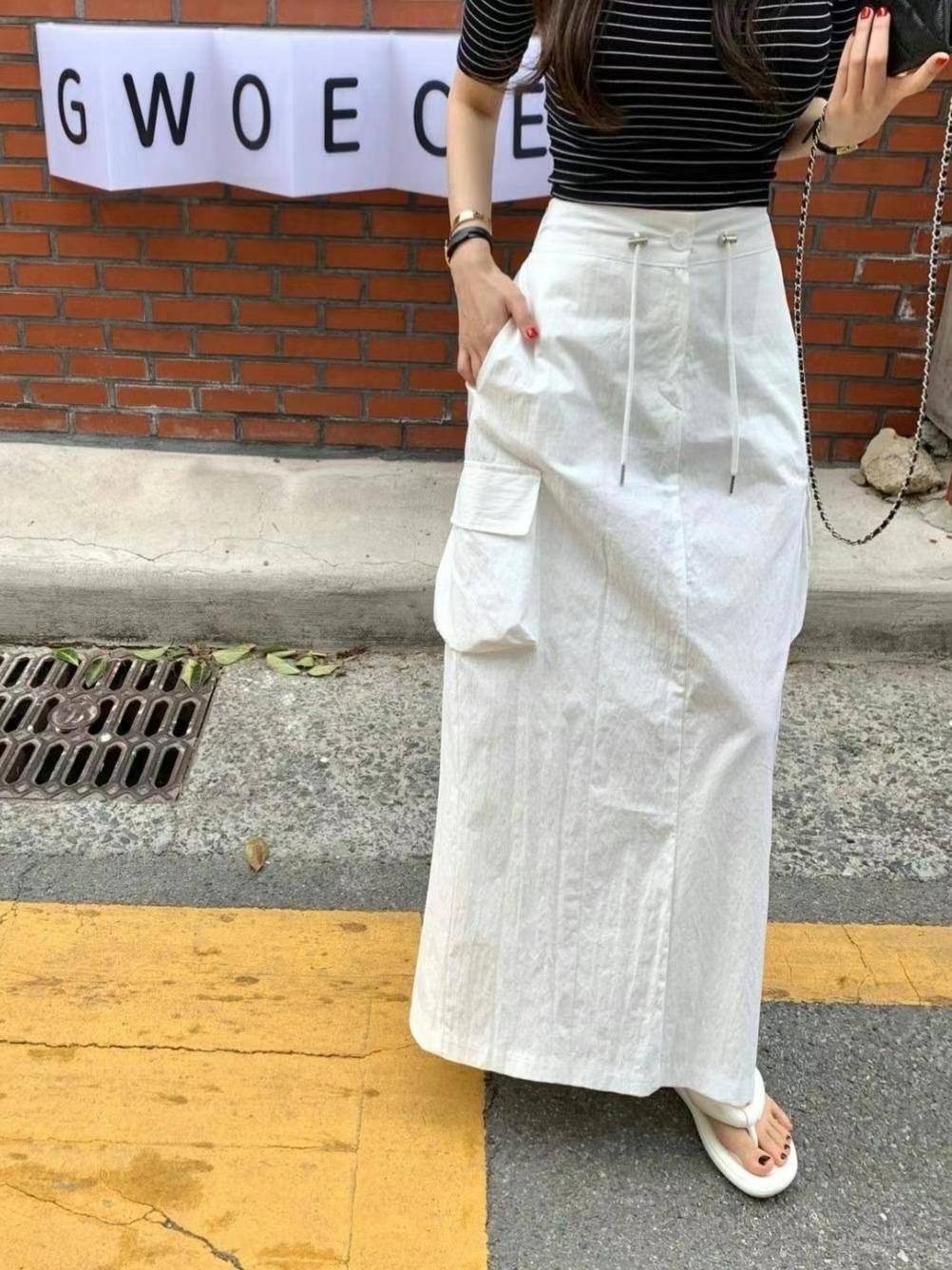 DDUIRYUN韓國直郵東大門代購女裝新款熱賣時尚職業休閑長裙DDUIRYUN長裙圖色2