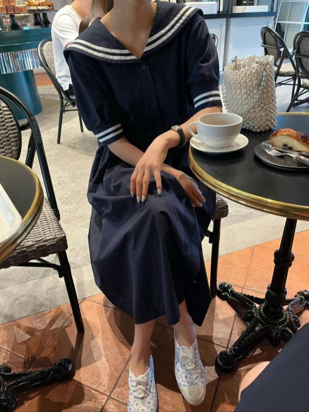 DDUIRYUN韓國直郵女裝新款休閑真品人氣推薦熱賣職業連衣裙DDUIRYUN連衣裙圖色2