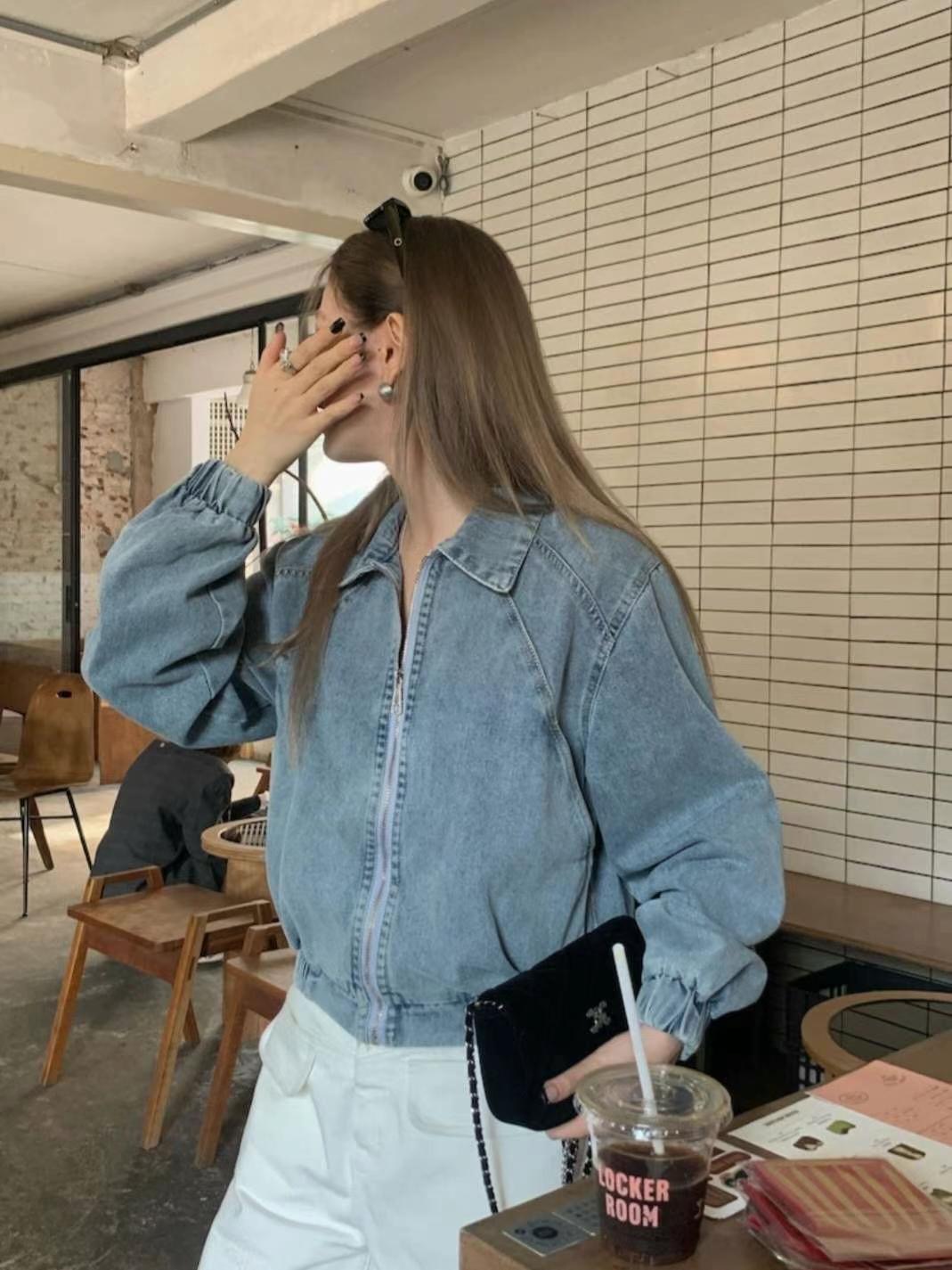 DDUIRYUN直郵韓國代購女裝新款時尚熱賣推薦職業人氣24春夏夾克DDUIRYUN夾克