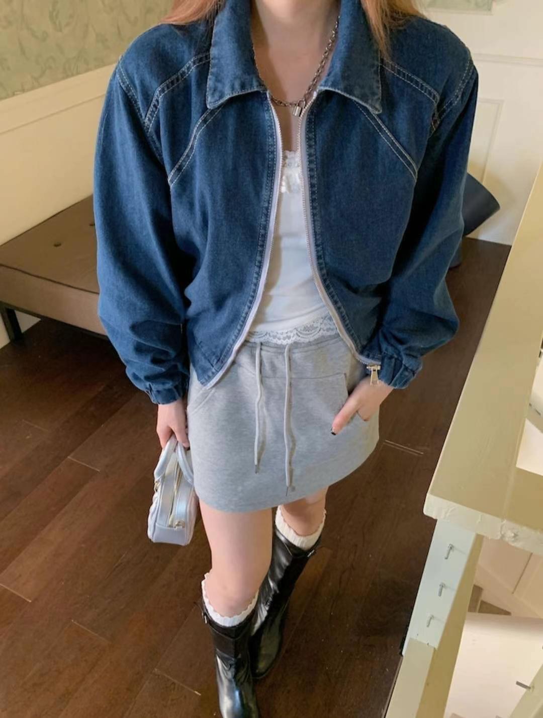 DDUIRYUN直郵韓國代購女裝新款時尚熱賣推薦職業人氣24春夏夾克DDUIRYUN夾克圖色2