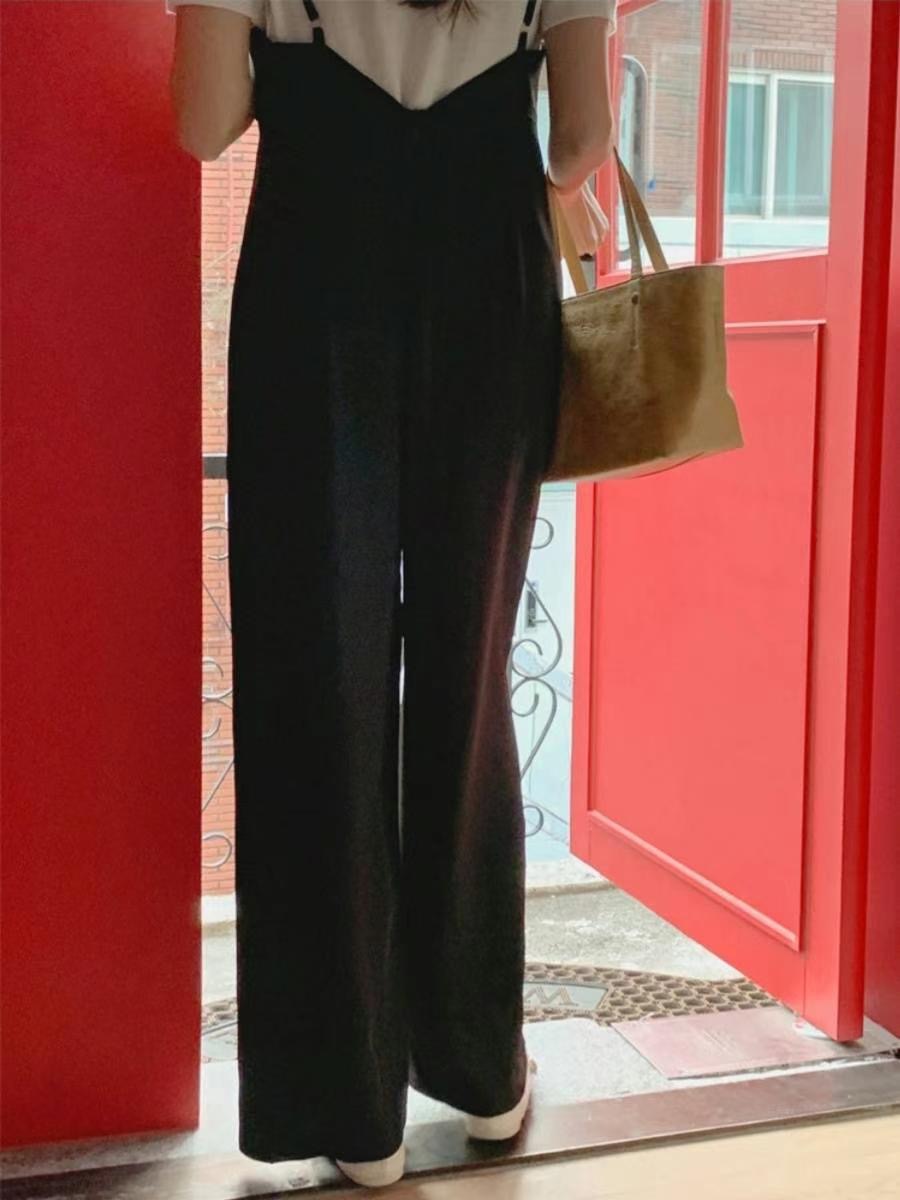 DDUIRYUN韓國直郵東大門實拍女裝新款職業24春夏熱賣連體褲DDUIRYUN連體褲