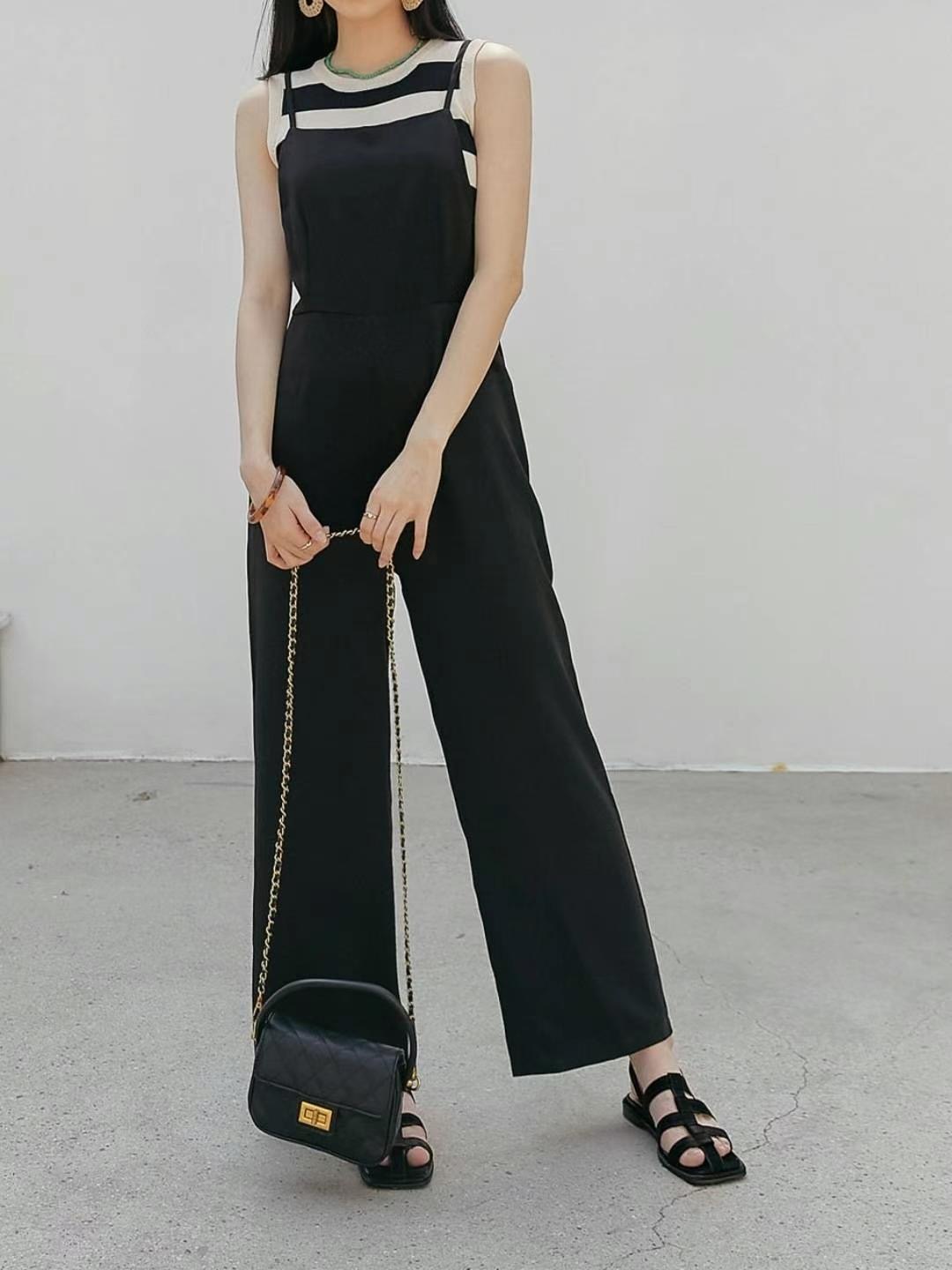 DDUIRYUN韓國直郵東大門實拍女裝新款職業24春夏熱賣連體褲DDUIRYUN連體褲圖色2