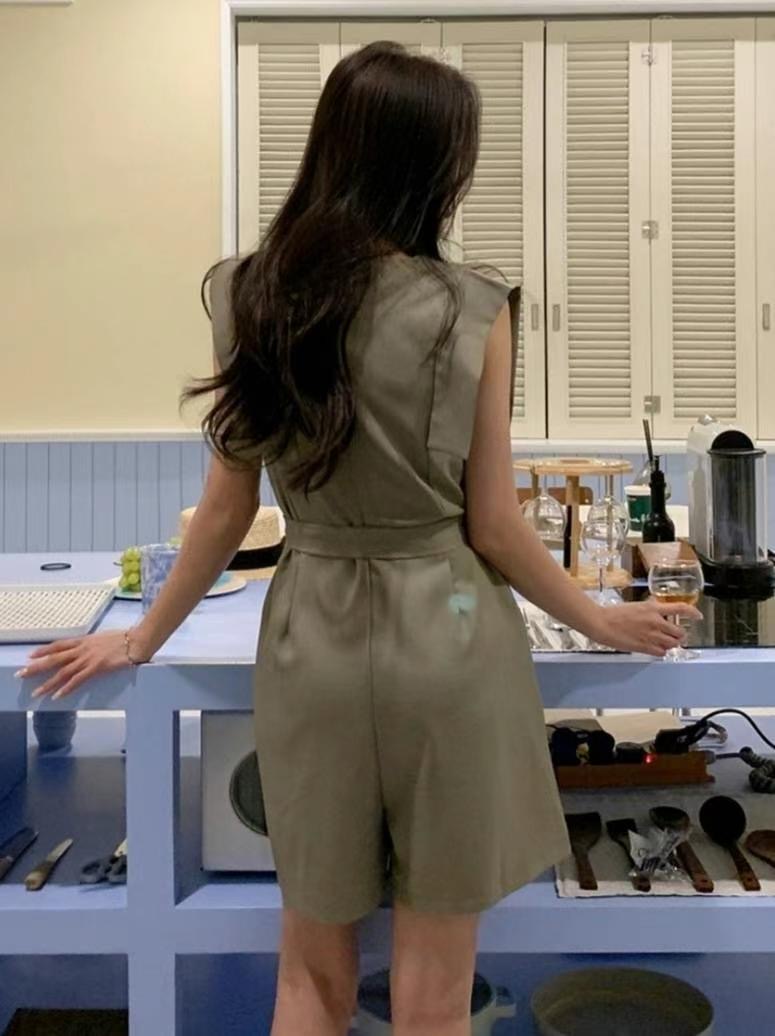 DDUIRYUN韓國直郵東大門實拍女裝新品真品24春夏熱賣連體褲DDUIRYUN連體褲