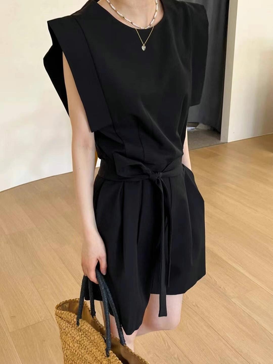 DDUIRYUN韓國直郵東大門實拍女裝新品真品24春夏熱賣連體褲DDUIRYUN連體褲圖色2