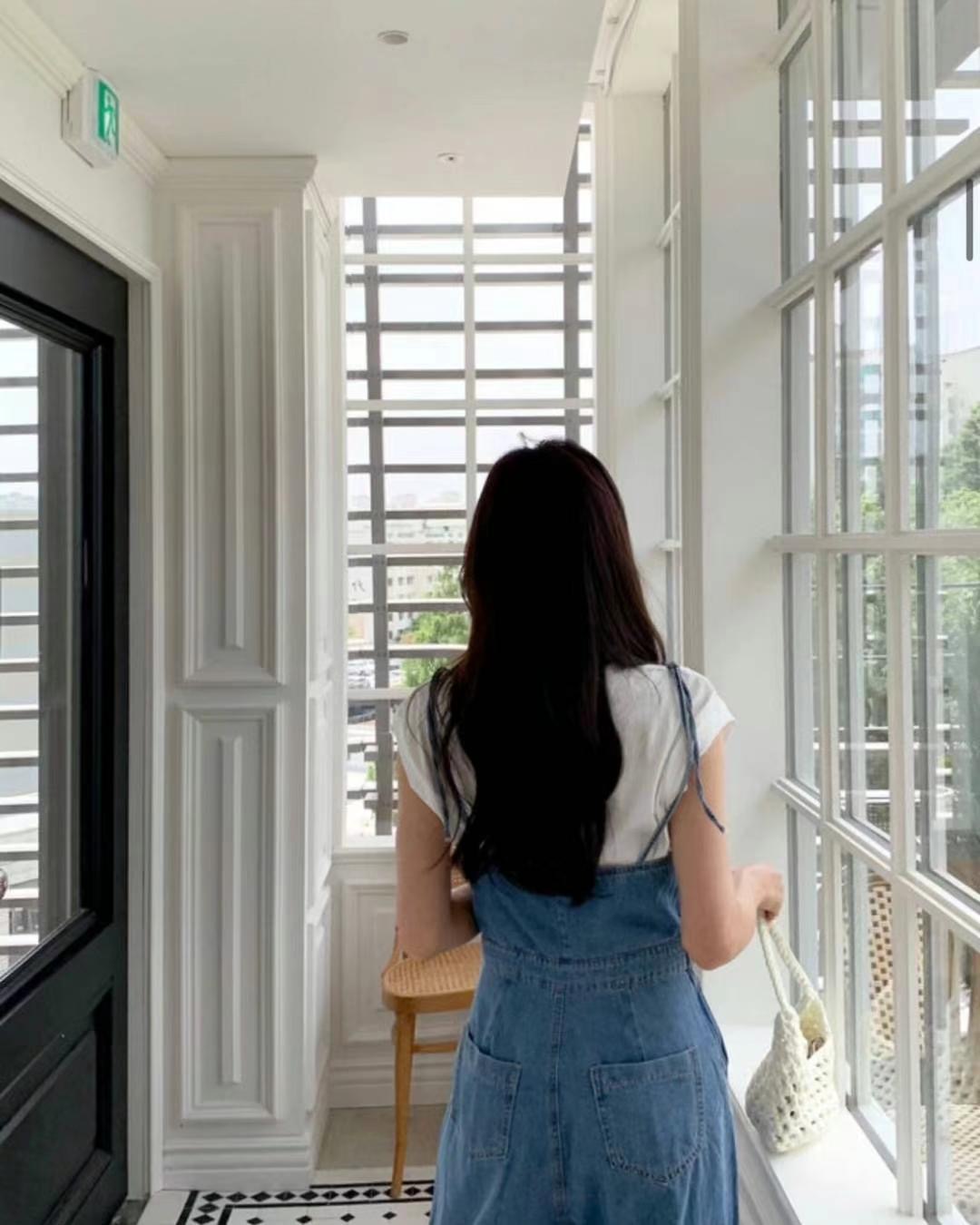 DDUIRYUN韓國直郵女裝新品休閑真品24春夏推薦時尚背帶褲DDUIRYUN背帶褲