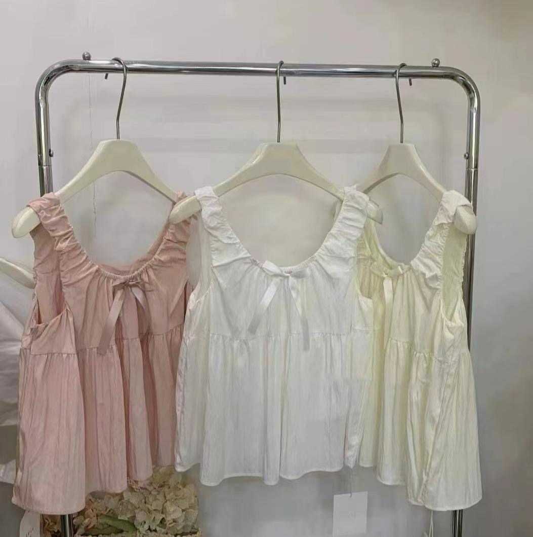 DDUIRYUN韓國直郵東大門代購女裝新品時尚職業24春夏吊帶背心DDUIRYUN吊帶/背心