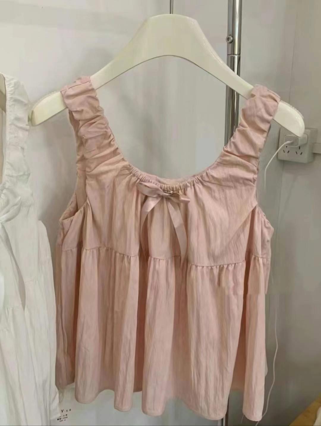 DDUIRYUN韓國直郵東大門代購女裝新品時尚職業24春夏吊帶背心DDUIRYUN吊帶/背心圖色2