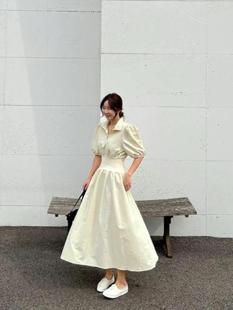 DDUIRYUN韓國直郵女裝新款人氣推薦休閑職業24春夏連衣裙DDUIRYUN連衣裙