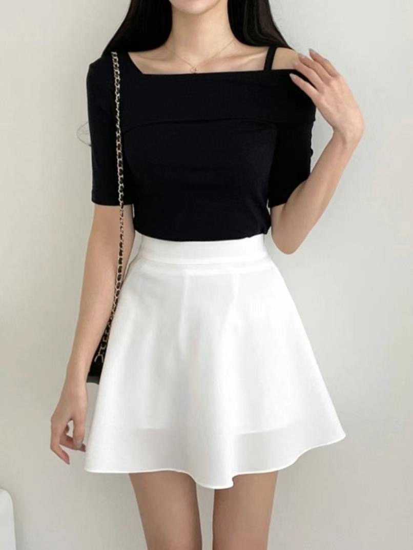 DDUIRYUN韓國直郵東大門實拍女裝新款真品時尚推薦人氣休閑T恤DDUIRYUNT恤圖色2