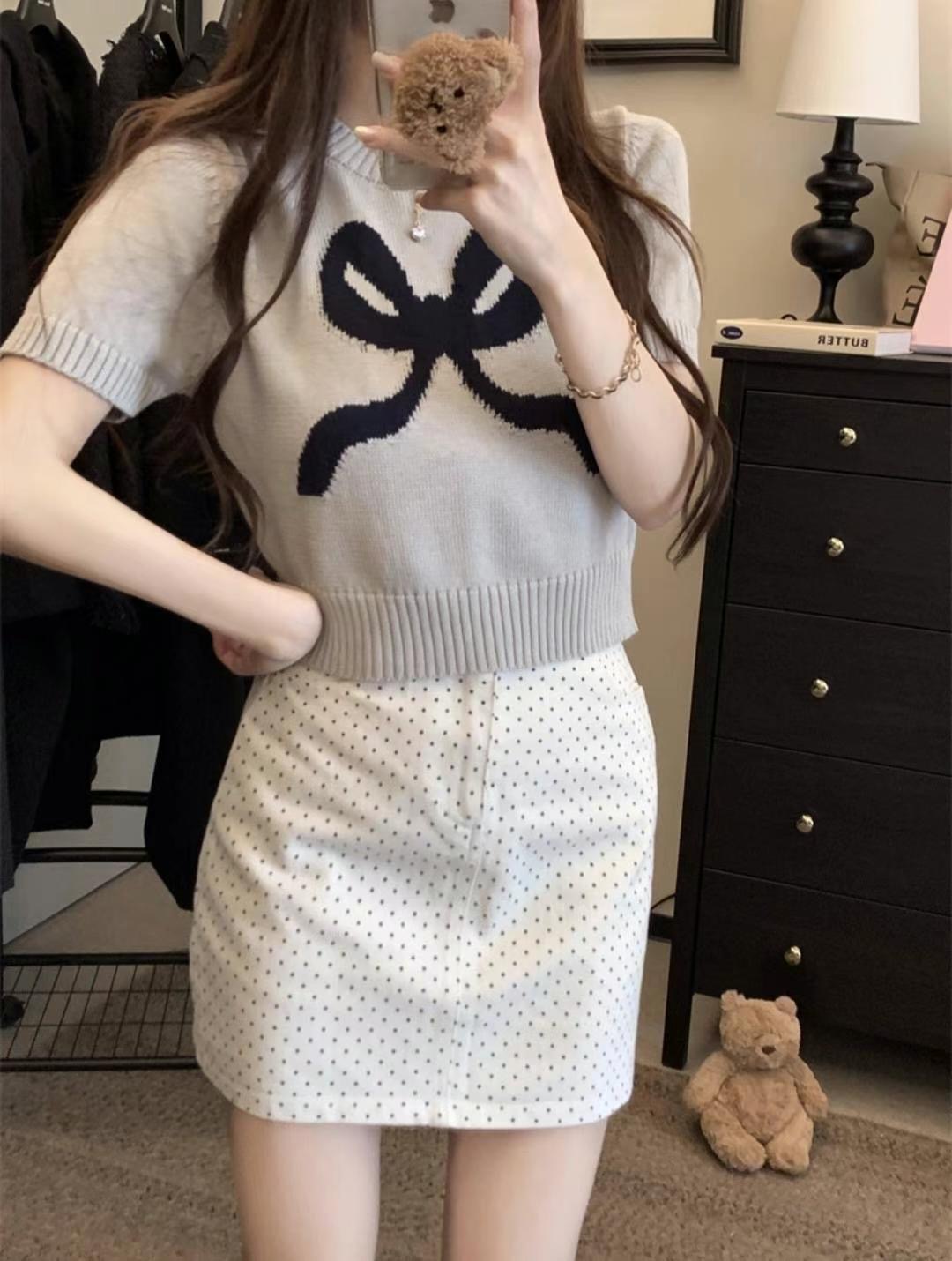 DDUIRYUN韓國直郵東大門實拍女裝新品熱賣職業人氣休閑針織衫DDUIRYUN針織衫圖色2