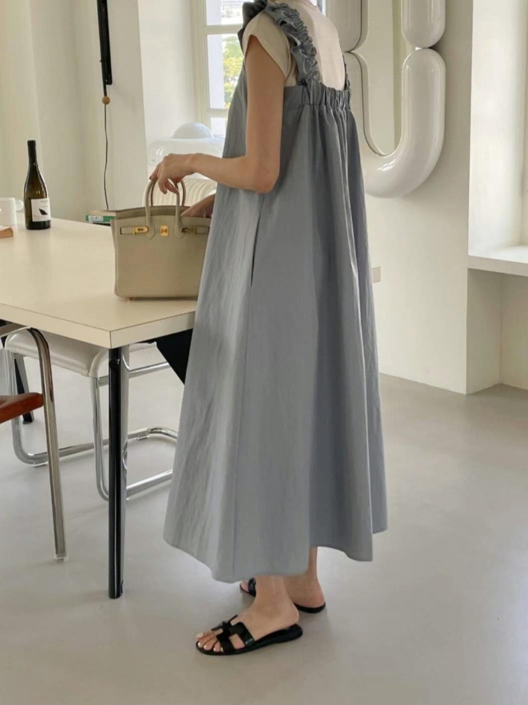 DDUIRYUN韓國直郵東大門實拍女裝新品推薦時尚職業休閑連衣裙DDUIRYUN連衣裙