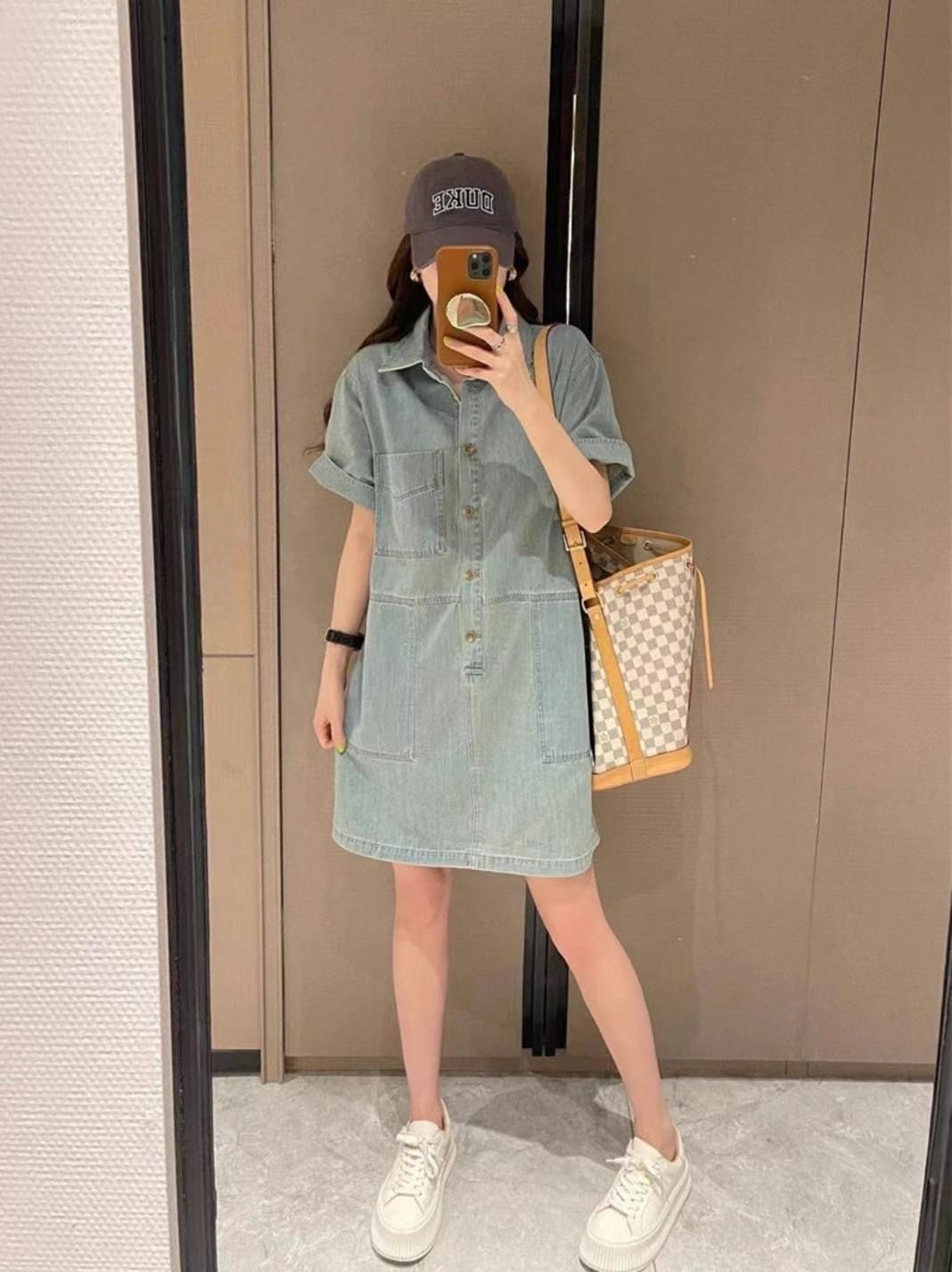 DDUIRYUN韓國直郵東大門代購女裝新款24春夏真品推薦連衣裙DDUIRYUN連衣裙